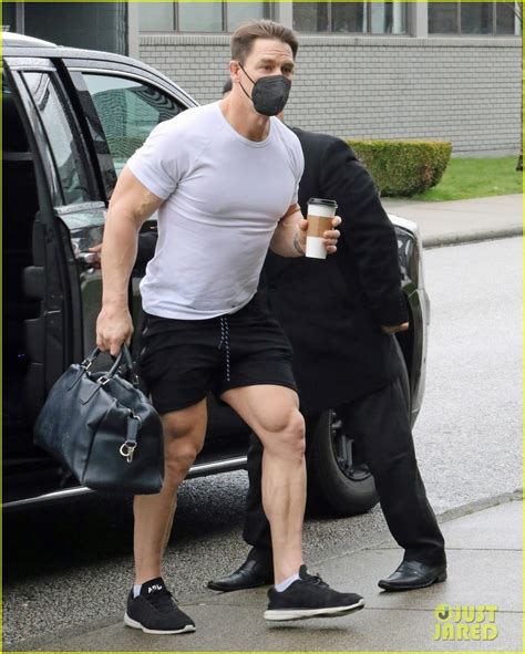 John Cena Shows Off His Muscles While Heading To The Gym In Canada