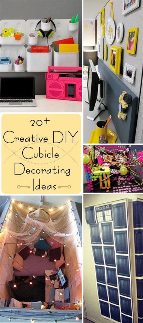 20 Creative Diy Cubicle Decorating Ideas Hative