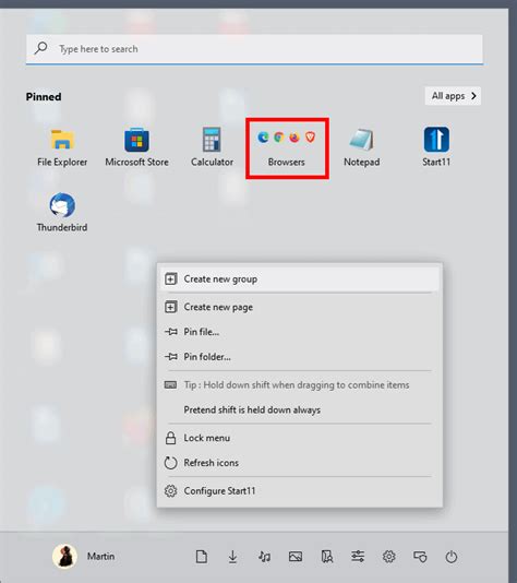 Stardocks Start11 11 Restores Start Menu Folder Support On Windows 11