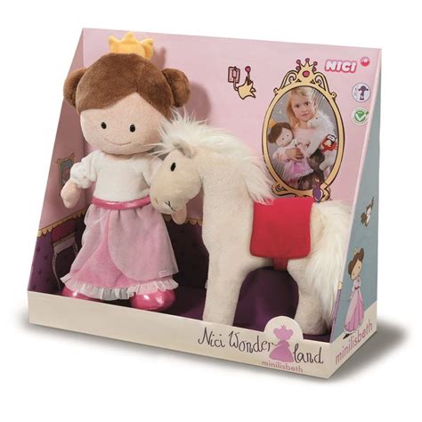 Nici Wonderland Minilisbeth Princess Doll With Horse Indigo Exclusive