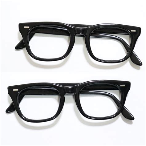 vintage 1970 s uss military official g i glasses black 48 20 ｜ ミリタリー眼鏡 american classics