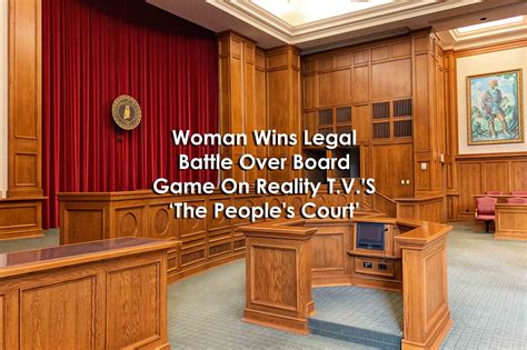 Woman Wins Legal Battle Over Board Game On Reality Tvs ‘the Peoples