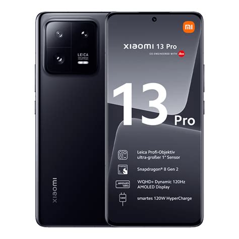Xiaomi 13 Pro Schwarz 256gb Brandneu Xiaomi13problackn