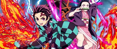 2560x1080 Resolution 4k Demon Slayer Kimetsu No Yaiba Poster 2022