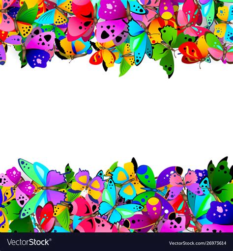 butterfly background border design imagesee