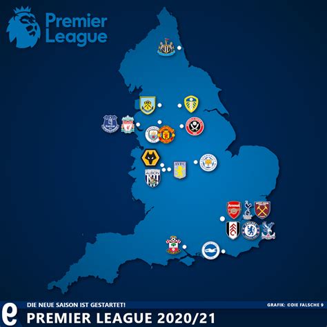 View 26 Premier League Map Of Teams Factsayviral