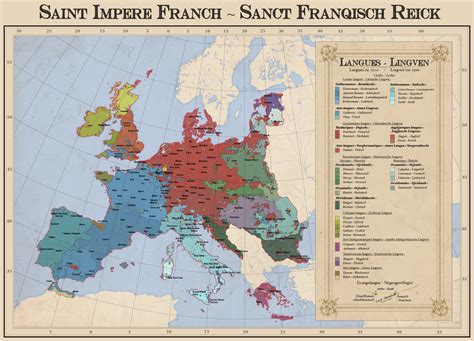 Languages Ca 1500 In The Holy Frankish Empire By Tonio103 On Deviantart