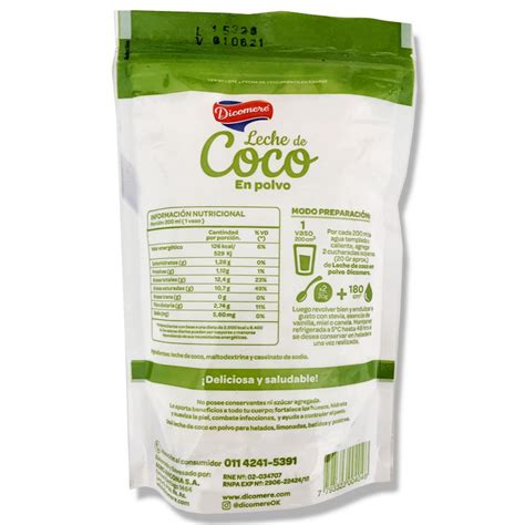 Campos Verdes - LECHE DE COCO EN POLVO 150 GR. - DICOMERE