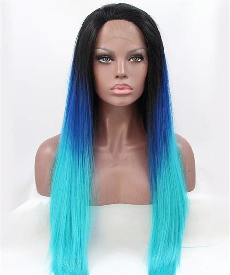 .1 136 публикаций — посмотрите в instagram фото и видео human hair wigs (@nuolawigs). Straight Long Wig Three Color 1B/Blue/Light Blue Ombre ...
