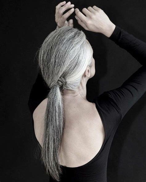 60 Gorgeous Grey Hair Styles Ponytail Gray Hair And Gray