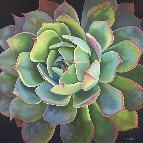 This cactus & succulent edition is no different! Robin McCoy - Portfolio of Works: Originals | Succulent ...
