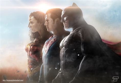 Superman Batman Wonder Woman Hd Artwork Digital Art Superheroes
