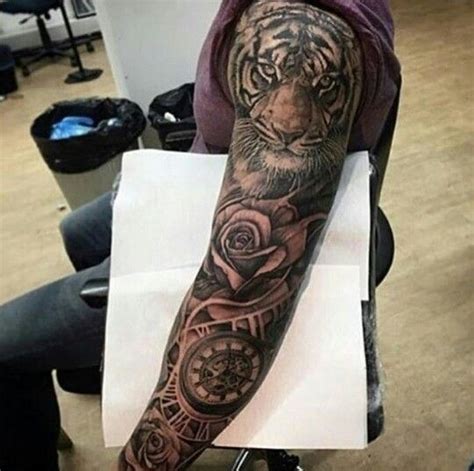 Tiger Sleeve Tattoo I Want This Best Sleeve Tattoos