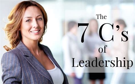 The 7 Cs Of Leadership Coach To The Best