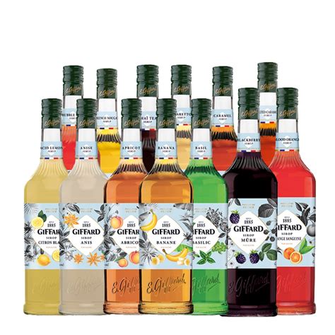 Giffard Syrups L All Flavors Fruits And Plants Syrup Shopee