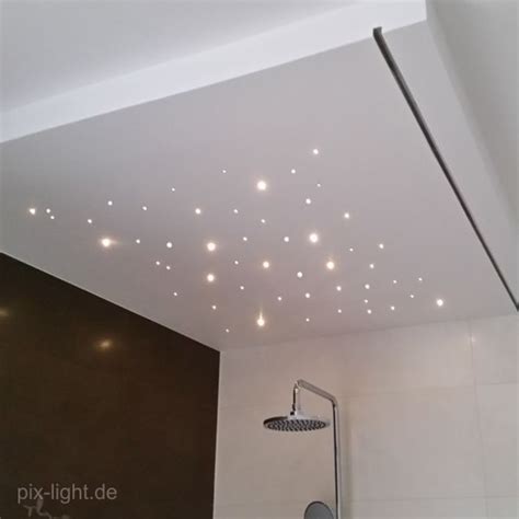 Kein bohren und verkleben von einzelnen glasfaser mehr. Led-Sternenhimmel für Badezimmer und Dusche in 2020 ...