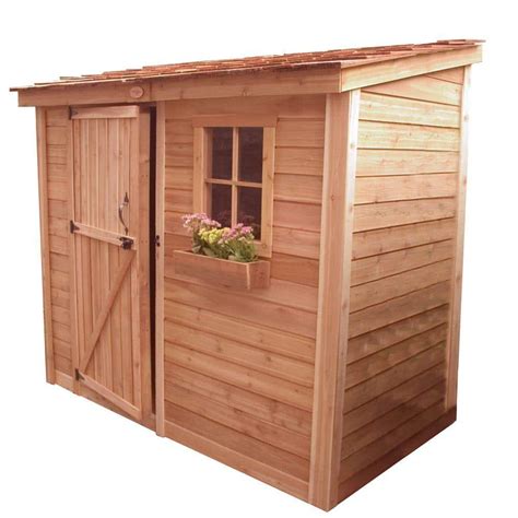 Outdoor Living Today Spacesaver 8 Ft X 4 Ft Western Red Cedar Single