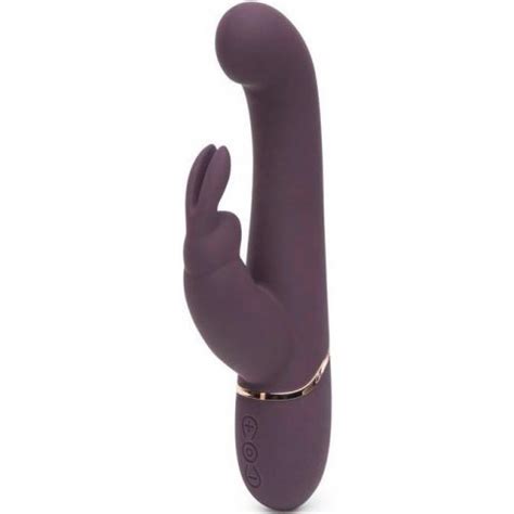 Fifty Shades Freed Come To Bed Rechargeable Slimline Rabbit Vibrator Sex Toys At Adult Empire