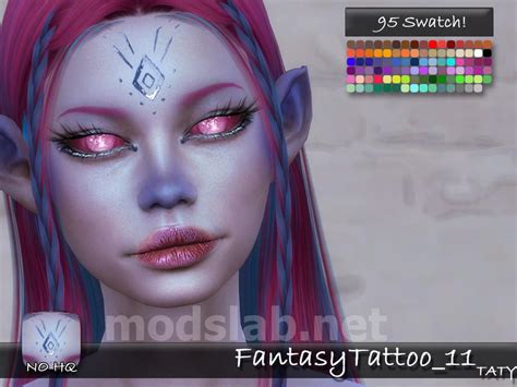 Download Ts4 Taty Fantasytattoo 11 For The Sims 4
