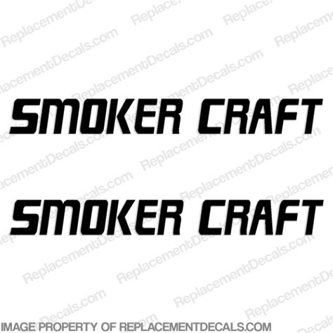 Smoker Craft Boat Logo Decals Set Of 2