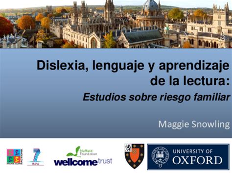 Pdf Maggie Snowling Dislexia Lenguaje Y Aprendizaje De La Lectura