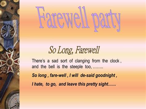 Ppt Farewell Party Powerpoint Presentation Free Download Id3544509