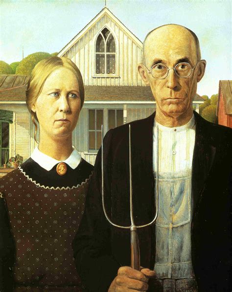 American Gothic The Painting Of The Art Institute Of Chicago Dotwe