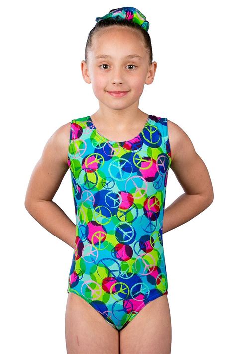 Gymnastic Leotards By Gym Digs Peace Party Tank