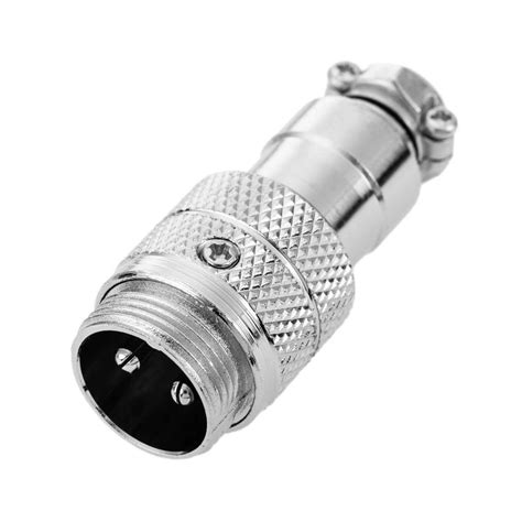 Gx 16 2 Pin Mrs Round Shell Type Connector Male Roboticsdna