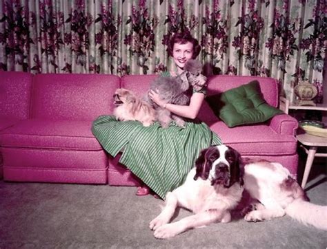 Betty White With Her Pets In 1963 In Her Brentwood Ca Home