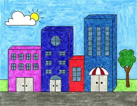 Draw Buildings Archives · Art Projects For Kids