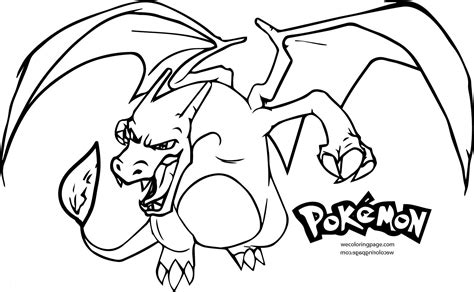 These pokemon coloring pages to print are suitable for kids between 4 and 9 years of age. Pokemon Coloring Charizard - Through the thousands of ...