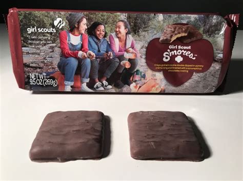 Review Girl Scout Smores Cookies The Chocolatey Coated One Junk