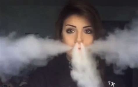 Beauty With Skills Blowing Smoke Rings Video Picture Mania