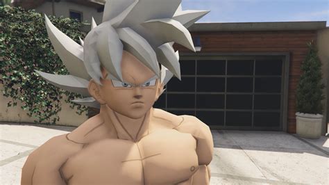 Complete ultra instinct is just a little stronger than goku's strongest form and he can move , dodge and attack without thinking. Goku - Mastered Ultra Instinct (Dragon Ball Super) - GTA5 ...