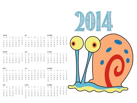 Spongebob Calendars Creative Calendars