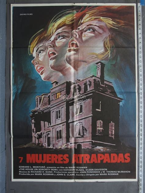 HOUSE ON SORORITY ROW 1983 Original Spanish Movie Poster For Sale