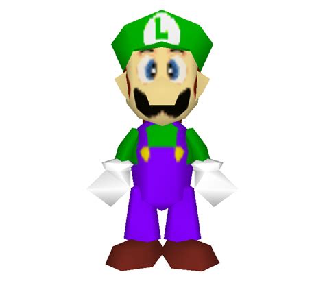 Nintendo 64 Super Smash Bros Luigi The Models Resource