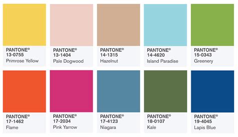 Pantones 2017 Colour Forecast And Colour Of The Year Creative Style