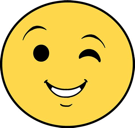Emoji Wink Png Isolated File Png Mart