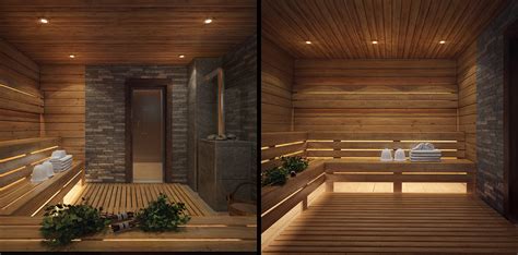 the uniqueness of wooden house design that includes with living and spa room in it brimming a