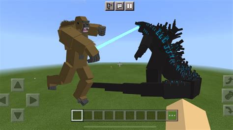 Oct 20, 2020 · shin godzilla will roam on your world just ignore him but if you want to fight him. Godzilla vs Kong MOD in Minecraft PE - YouTube