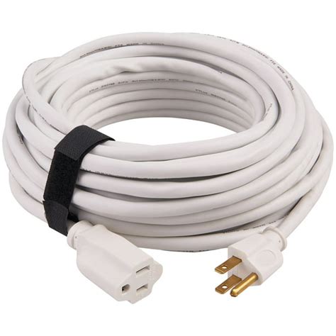 Hypertough White 50 Outdoor Use Extension Cord With 3 Prongs Walmart