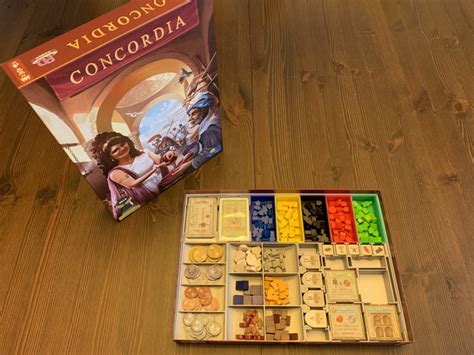 3D Printed Concordia Board Game Organizer with Salsa Expansion by ...