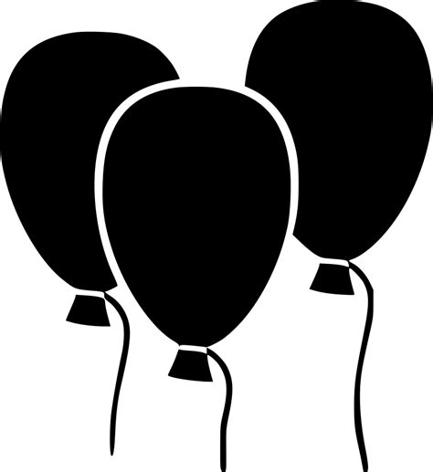 Download Balloons Free Svg Gif Free SVG files | Silhouette and Cricut