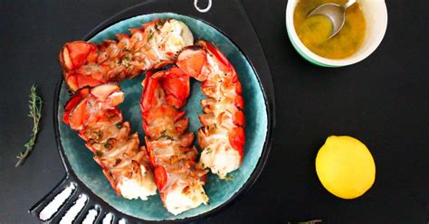 lemon butter grilled lobster tails what great grandma ate