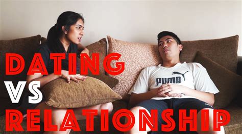 Dating Vs Relationship Youtube