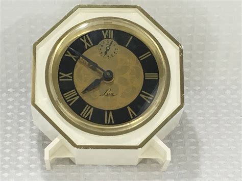 Vintage Lux Wind Up Alarm Clock Robertshaw Controls Co Lux Etsy