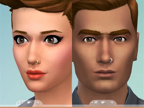 Sims 4 Maxis Match Nose Rings