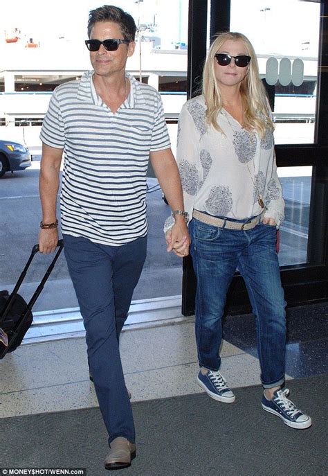 Rob Lowe And Wife Put On An Affectionate Display As They Hold Hands